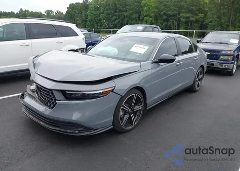 2024 Honda Accord Hybrid Sport из США, поврежденный, VIN 1HGCY2F55RA045691